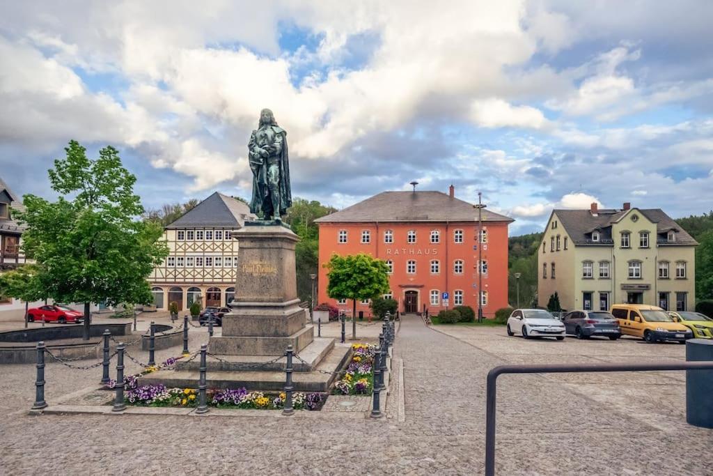 Gartentraum, Feuergrill, Kids-Spielwelt, 4Raeume Hartenstein  Eksteriør billede